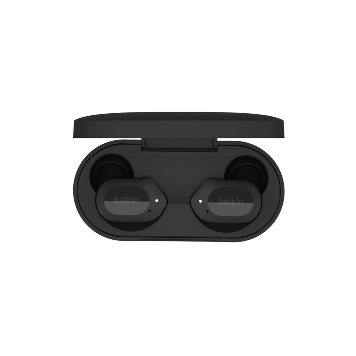Belkin SoundForm Play True Wireless Earbuds - Bluetooth 5.0, 24H Battery, IPX5 Waterproof, Noise Isolating - Perfect for Gym, Running & Commuting (Black)