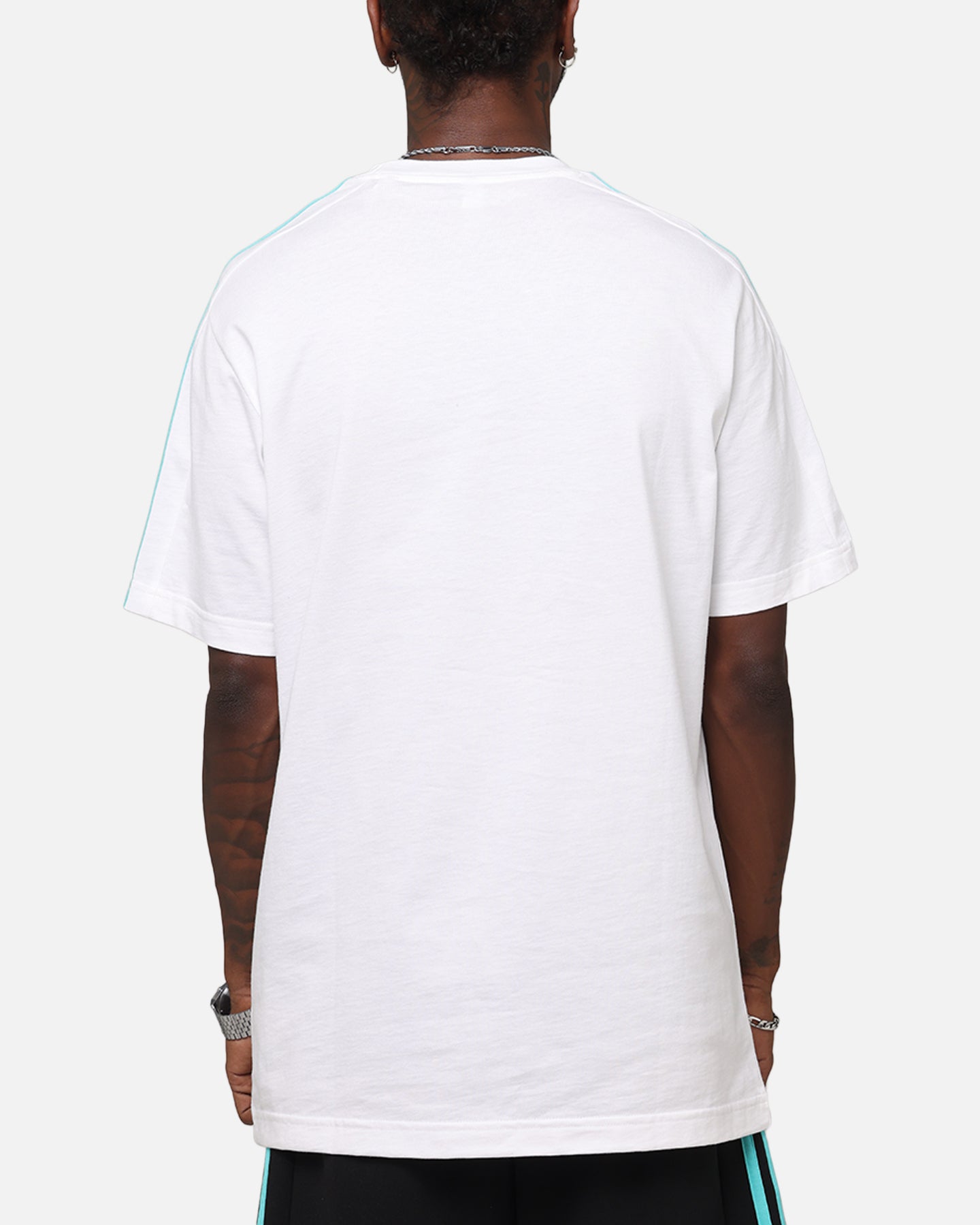 Adidas x Mercedes AMG Petronas F1 Team DNA T-Shirt - White - Official Formula One Racing Fan Apparel for Men & Women - Perfect for Race Day, Sports Events and Casual Wear