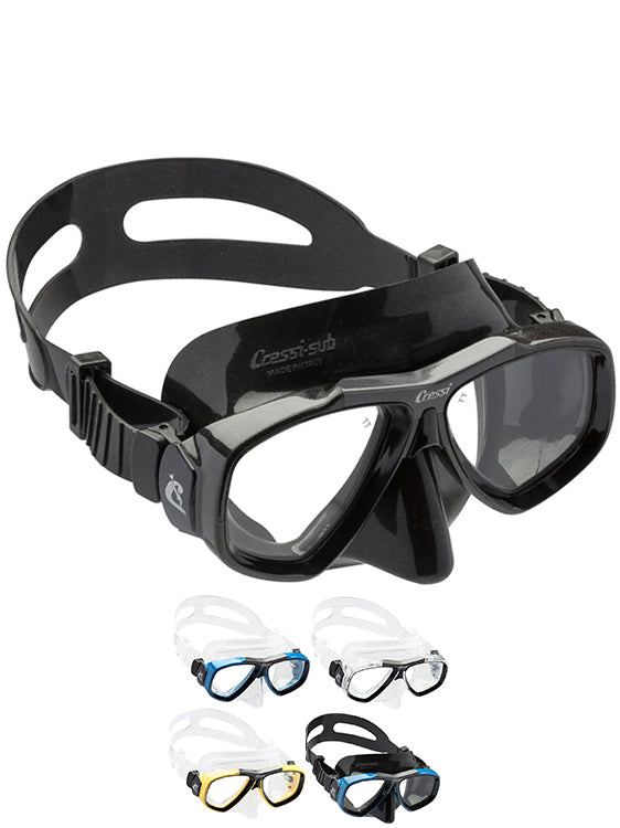 Cressi Focus Prescription Dive Mask with Corrective Lenses - Scuba Diving, Snorkeling & Underwater Exploration for Clear Vision