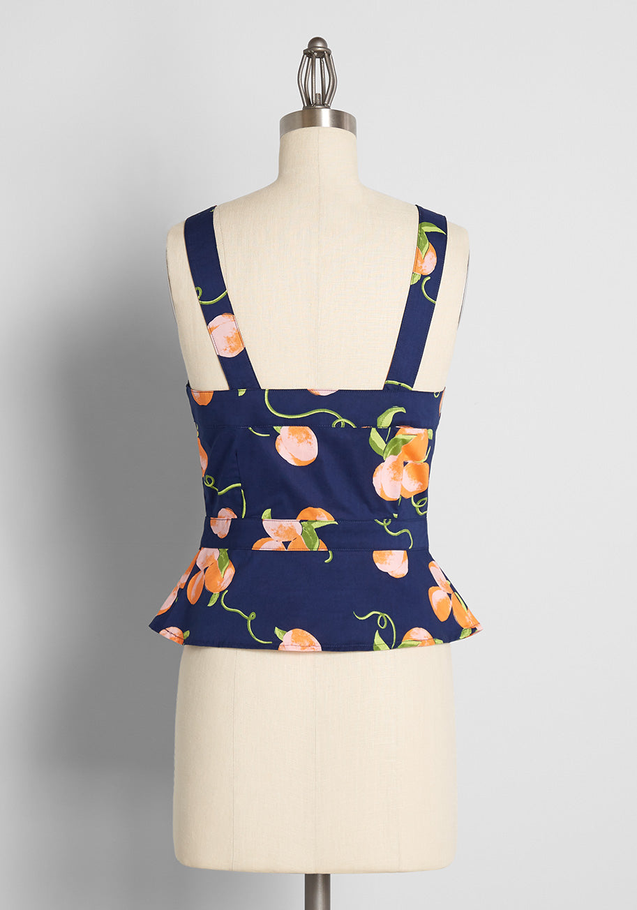 Practice What You 'Peach' Sleeveless Tank Top - Women's Casual Graphic Tee for Summer, Gym & Everyday Wear