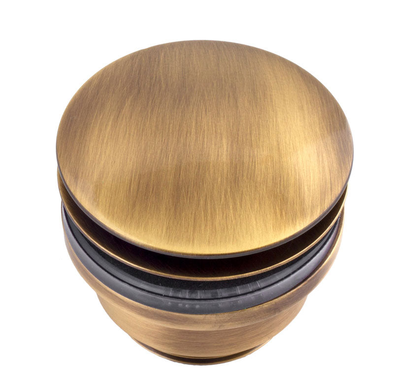 Bronze Pop-Up Bottle Stopper with Airtight Seal - Perfect for Wine, Olive Oil, and Vinegar Bottles - Ideal for Home Bars, Restaurants, and Gifts