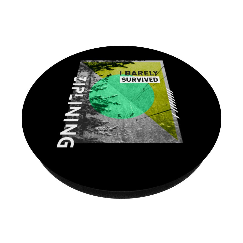 Thrilling Zipline Adventure PopSockets - Secure Phone & Tablet Grip Stand with Swappable Top | Perfect for Outdoor Activities, Travel & Extreme Sports Enthusiasts