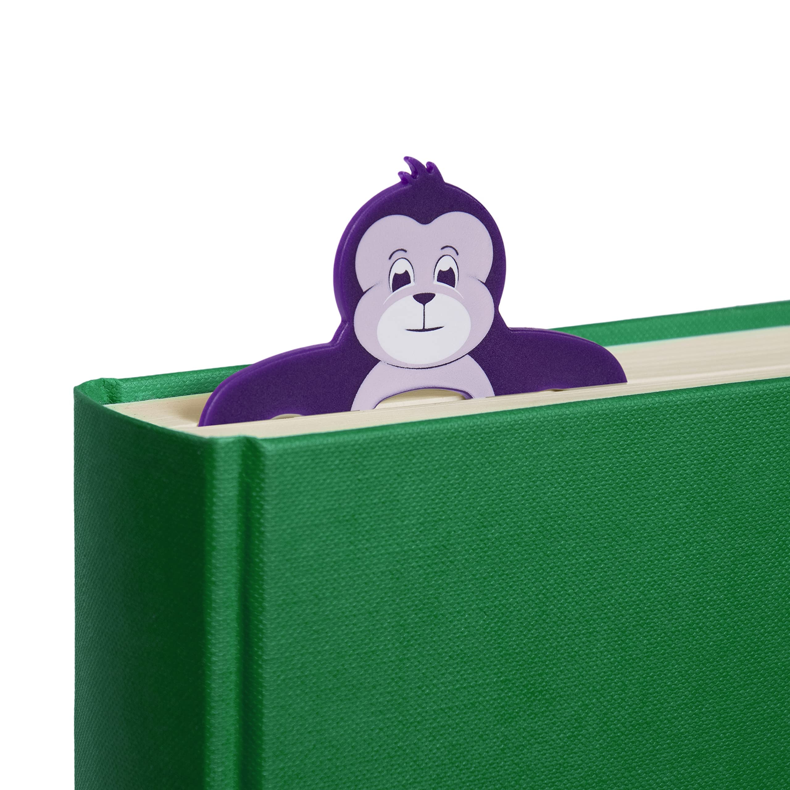Page Pals Bookmark Holder - Premium Book & Music Sheet Clip for Reading in Bed, Office & Kitchen - Ideal Gift for Book Lovers (Ape Design) | Perfect for Cookbooks, Magazines & Novels