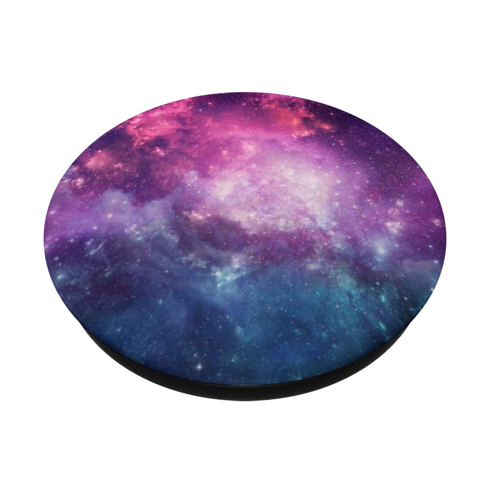 Purple Star Explosion Space Nebula PopSockets PopGrip - Swappable Phone & Tablet Grip for Secure Hold | Perfect for Galaxy Phones, iPhones & iPad Cases | Great for Selfies, Video Calls & Everyday Use