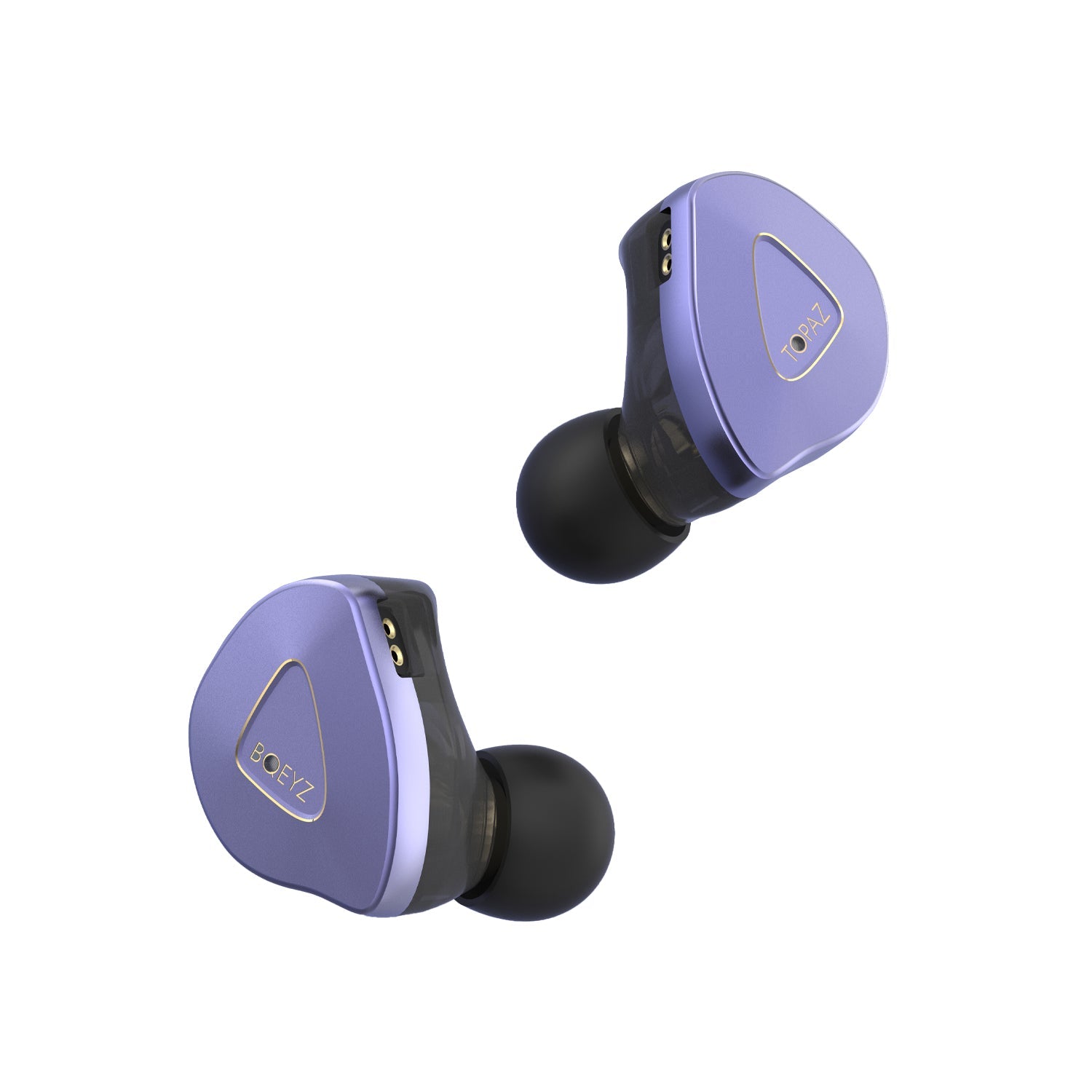 BQEYZ Topaz In-Ear Monitor with Dynamic & Piezoelectric Drivers - High-Fidelity Earphones for Audiophiles, Musicians & Studio Recording