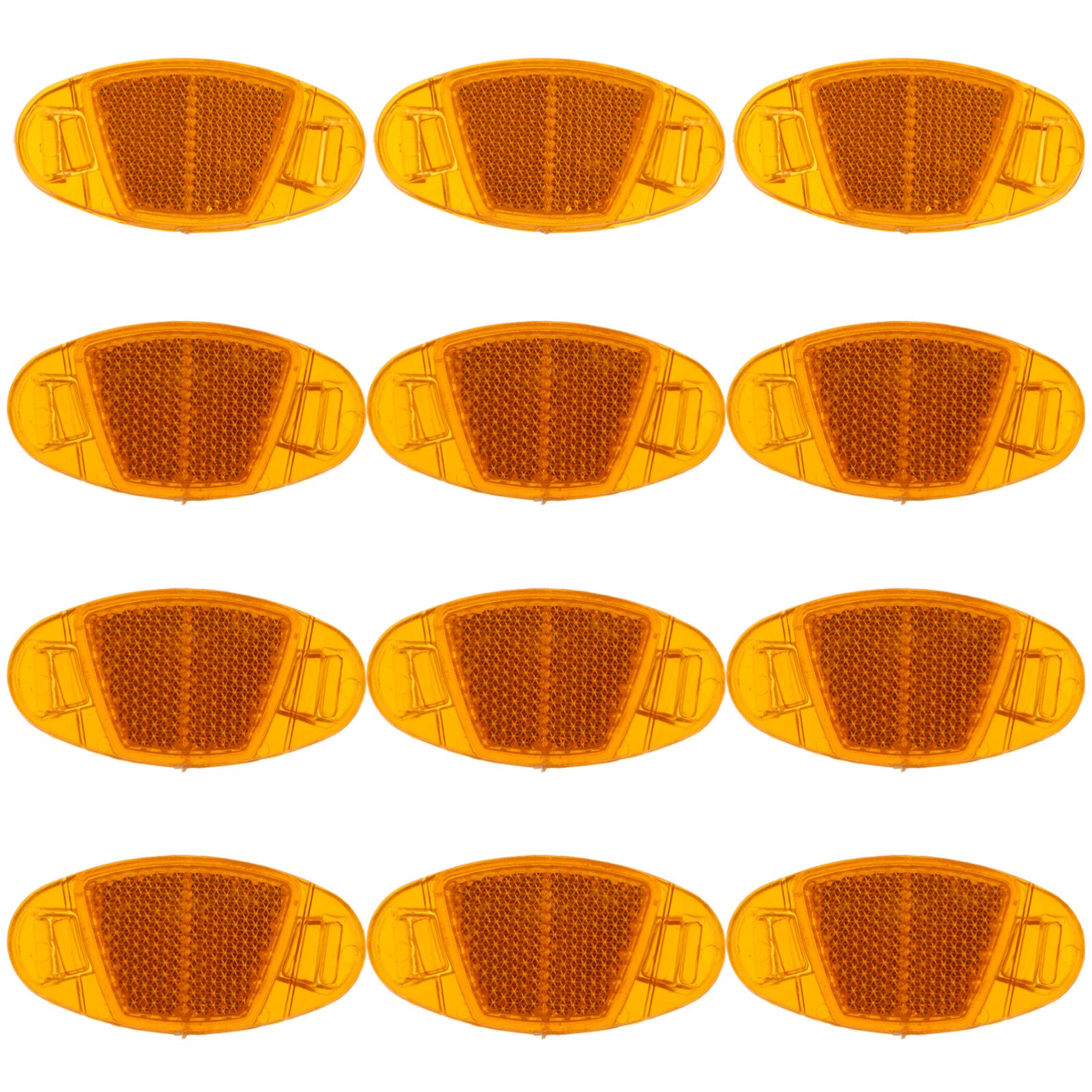 Wakauto 12-Pack Bike Wheel Safety Reflectors - Magnetic Spoke Lights & Reflective Stickers for Night Riding, Mountain & Road Bicycles | Enhanced Visibility for Cycling Safety in Low Light Conditions