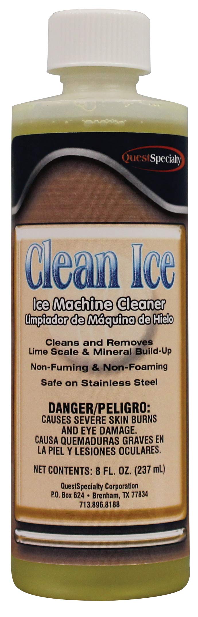 CLEAN ICE Ice Machine Cleaner - 24 Pack (8oz Each) | Professional Descaling Solution for Commercial & Home Ice Makers | Perfect for Restaurants, Bars, and Household Use