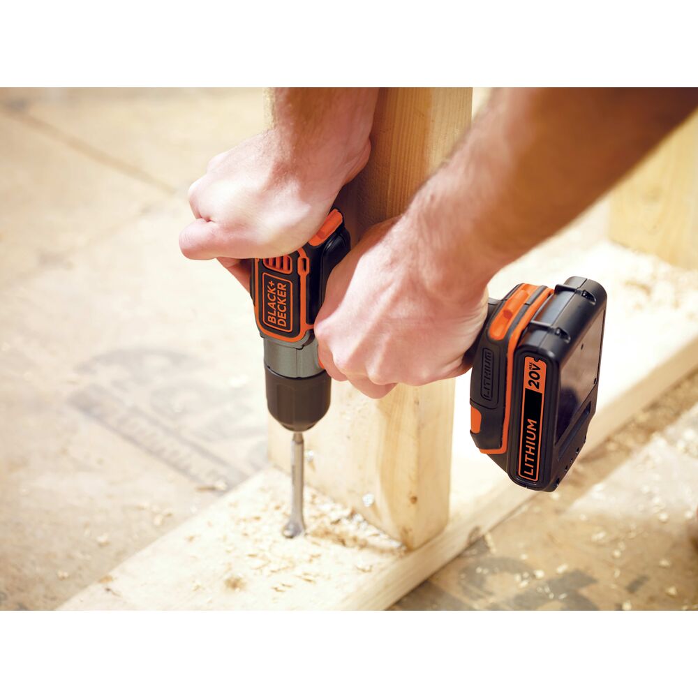 20V MAX* POWERCONNECT™ 3/8 Inch Cordless Drill/Driver with AutoSense Kit - Perfect for DIY Projects, Home Repairs & Professional Construction Work