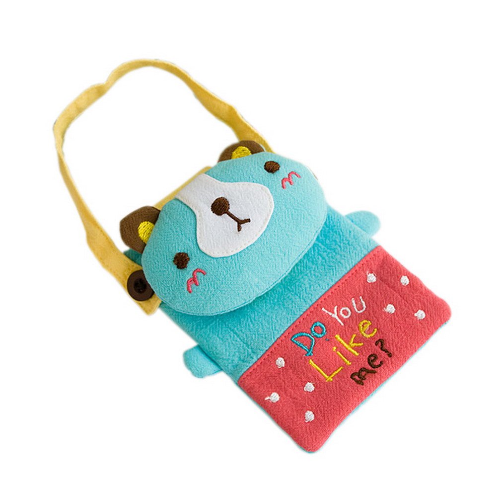 Pretty Bear Mini Crossbody Bag Purse 4.4x3.2 Inches - Cute Small Shoulder Bag for Women, Girls, Teens - Perfect for Parties, Dating, Shopping & Daily Use