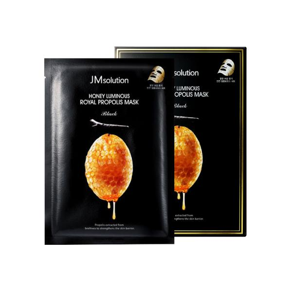 JMsolution Honey Luminous Royal Propolis Face Mask - Hydrating & Brightening Sheet Mask for Glowing Skin | Perfect for Daily Skincare & Spa Night