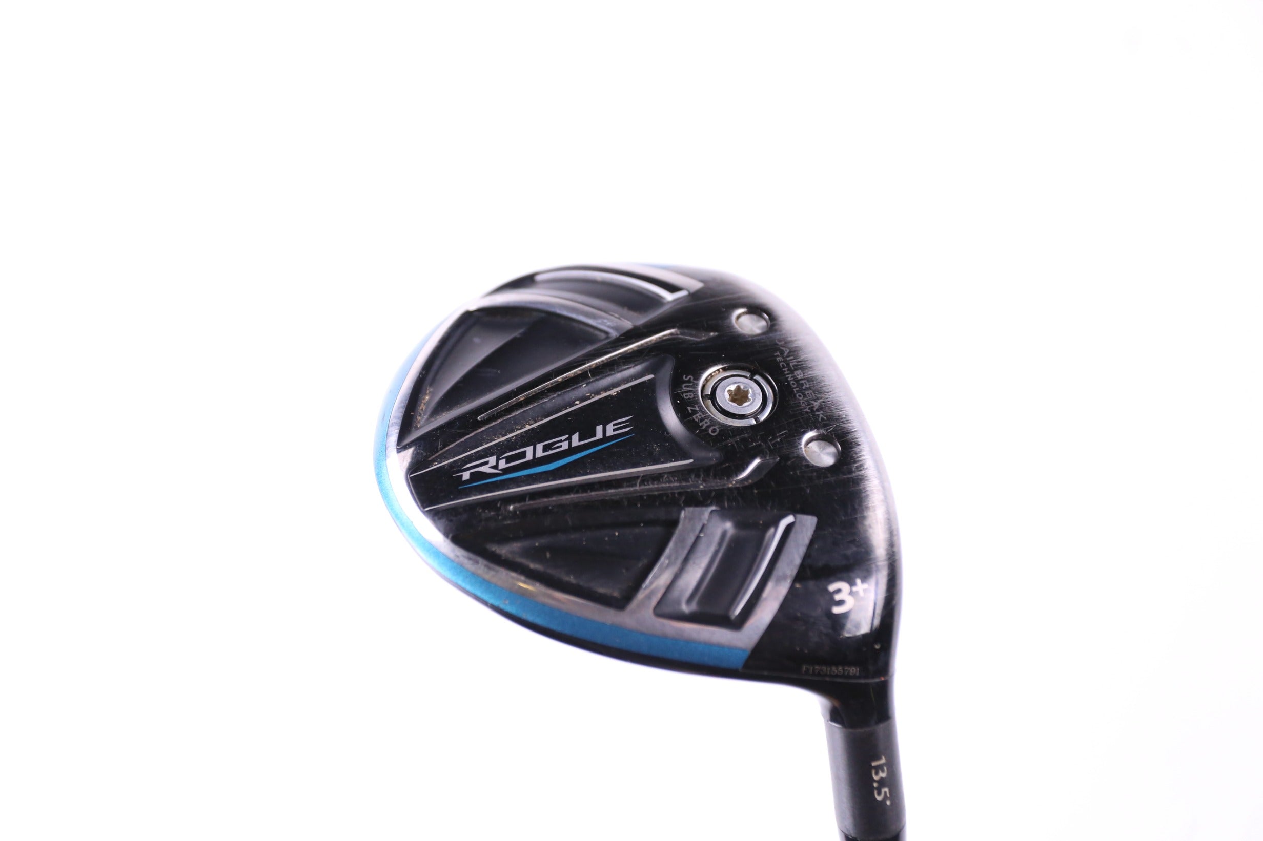 Premium Used Callaway Rogue Sub Zero 3+ Wood Golf Club - Right Handed 13.5° Stiff Flex Driver for Men - Perfect for Long Drives & Tournament Play