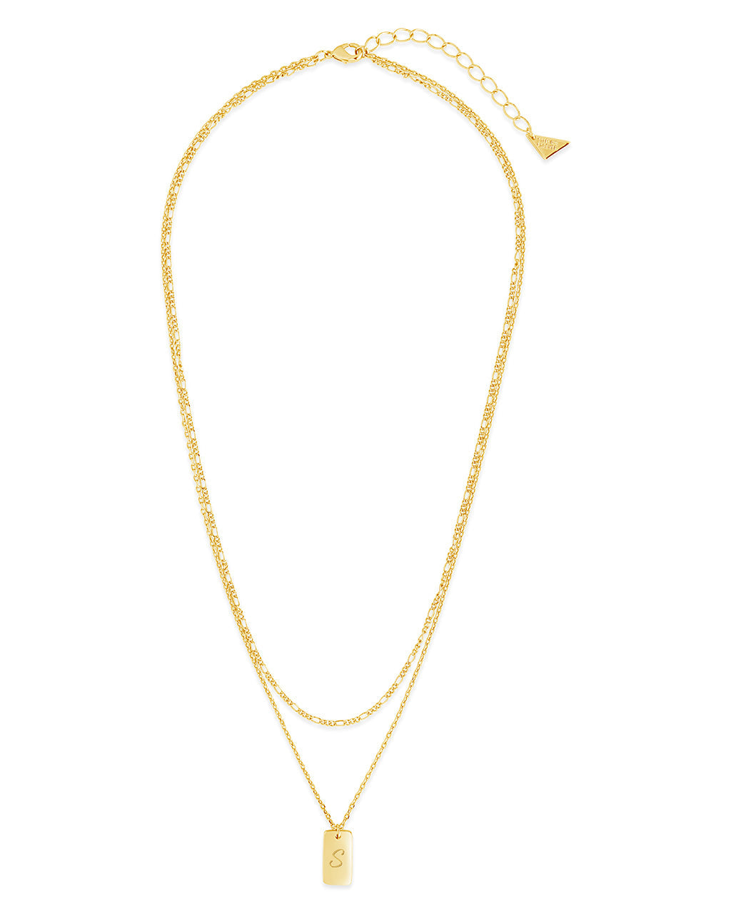 Layered Chain Necklace for Women - Initial Pendant Necklace, Dainty Gold & Silver Jewelry Gift for Her - Perfect for Everyday Wear, Date Night & Special Occasions