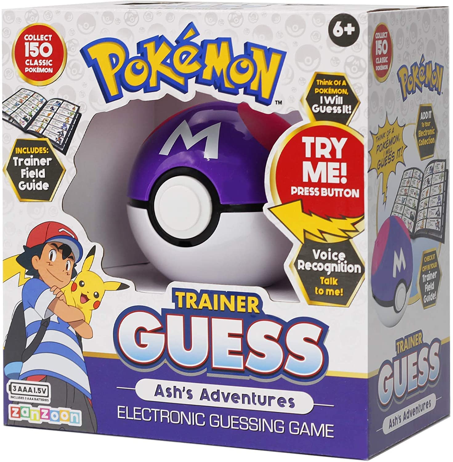 Pokemon Trainer Guessing Game - Ash's Adventures Toy for Kids & Travel Fun