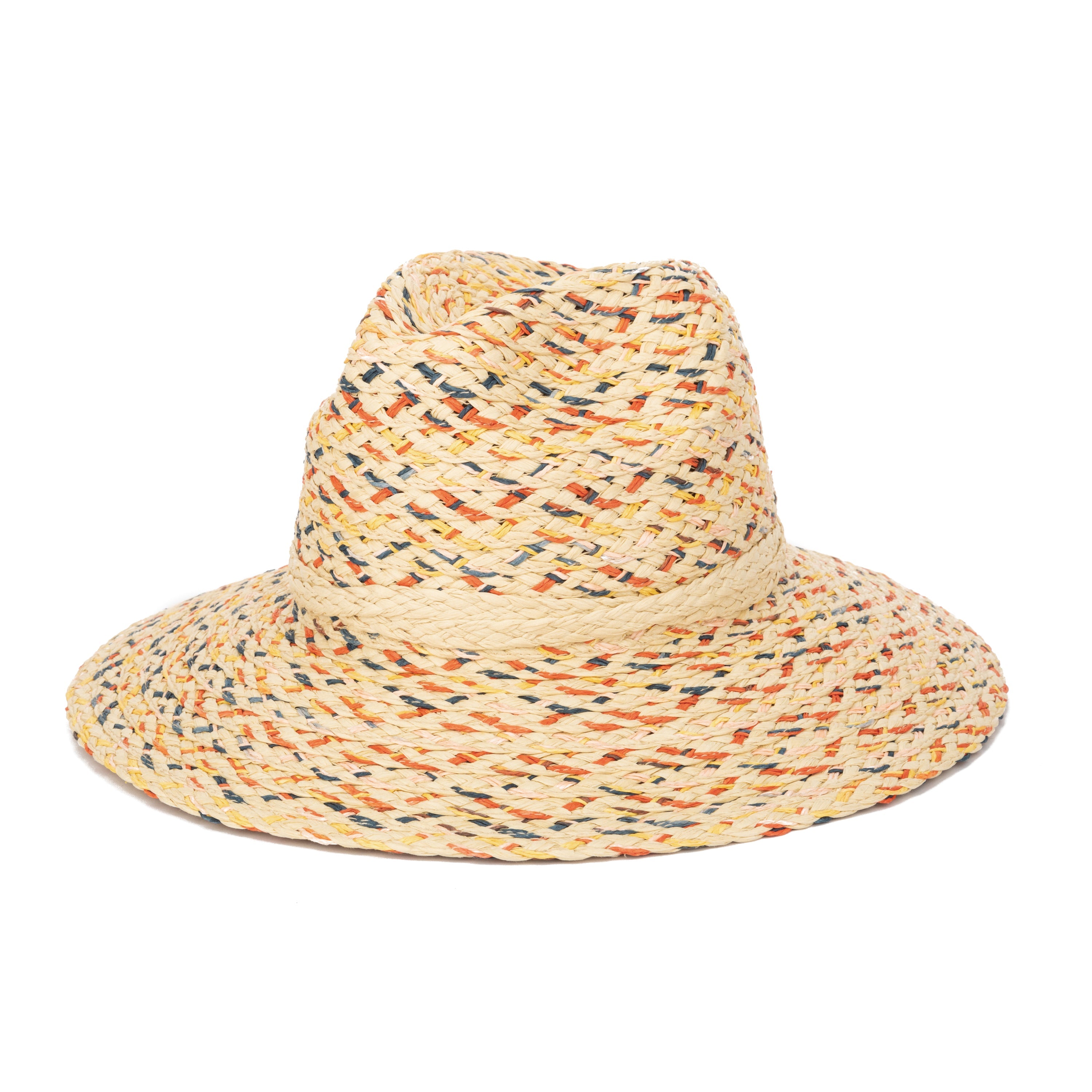 Stylish Multi-Color Woven Paper Braid Fedora Hat for Women & Men - Perfect for Beach, Summer Outfits, and Fashion Accessories