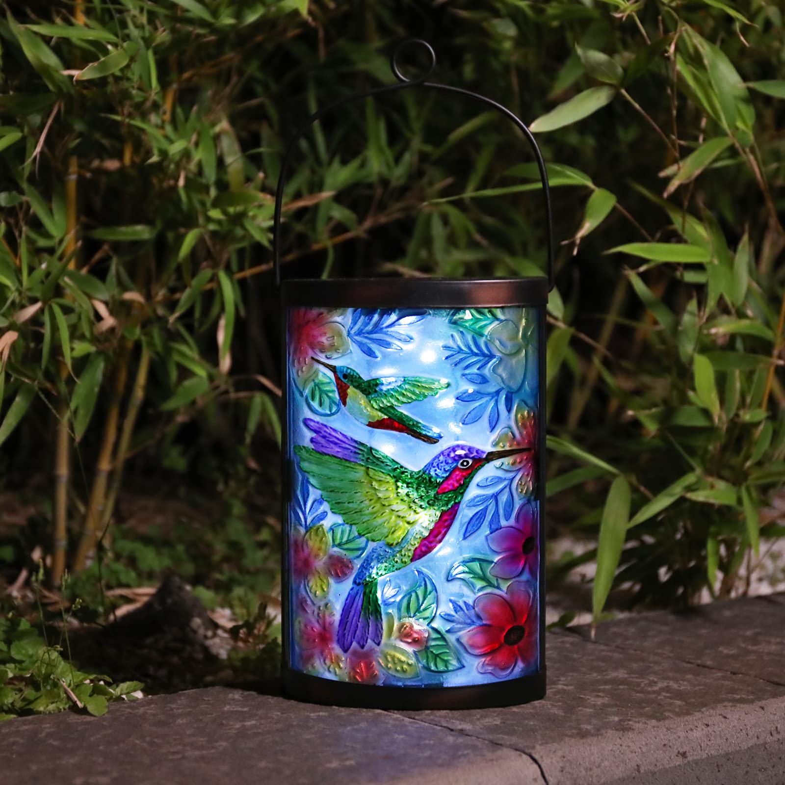 Solar Peacock Lights Outdoor Hanging - Waterproof LED Solar Lantern for Garden, Yard, Tree & Desk Decor | Perfect for Patio, Pathway & Wedding Decoration