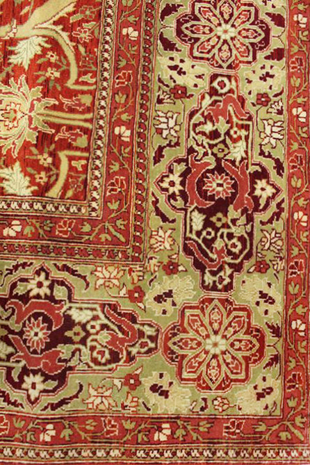 Arabesque Handwoven Traditional Rug J29711 - Authentic Persian Design for Living Room, Bedroom & Home Decor