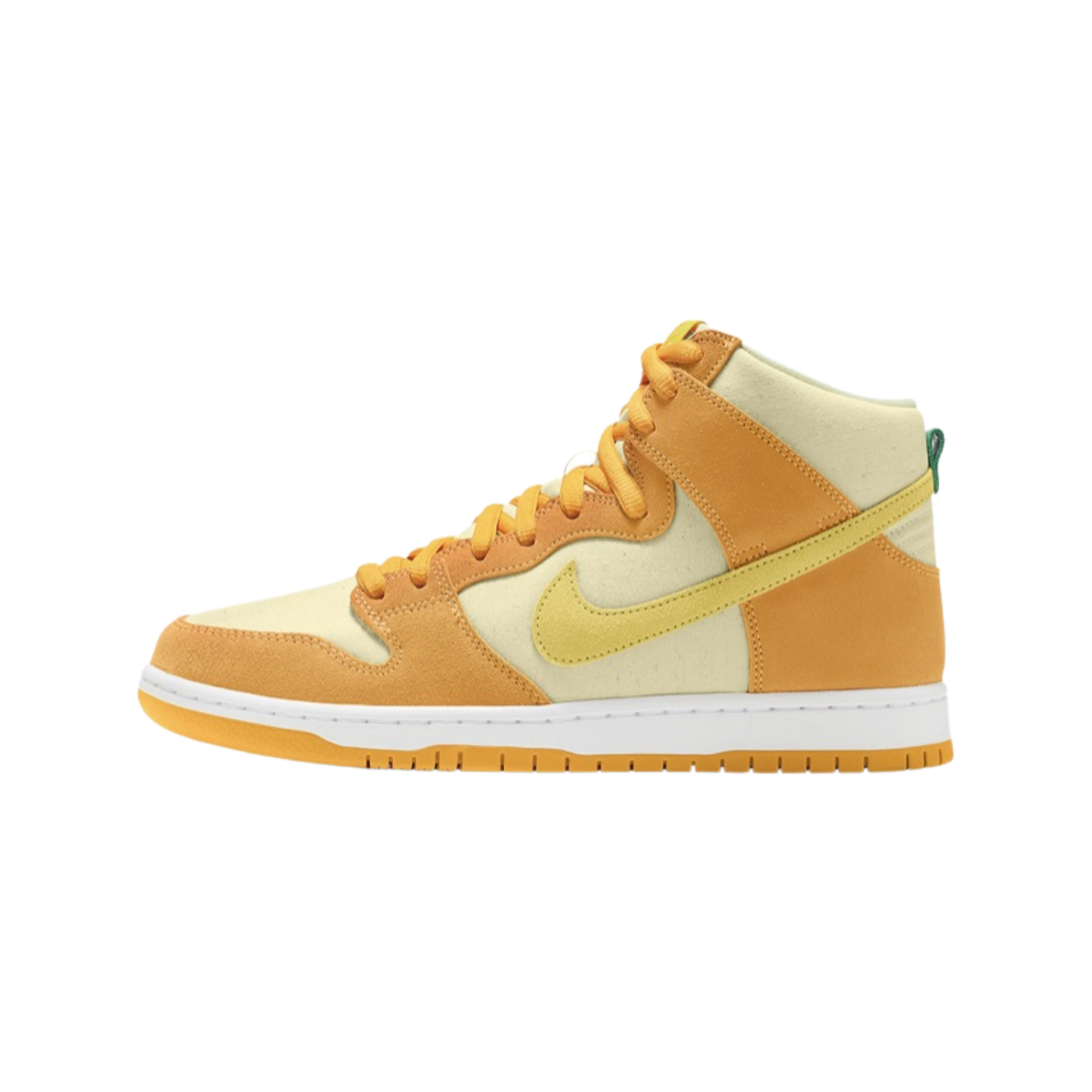 Nike SB Dunk High Top Skateboarding Shoes - Pineapple Yellow Fruit Pack | Stylish Sneakers for Streetwear & Skateboarding Enthusiasts
