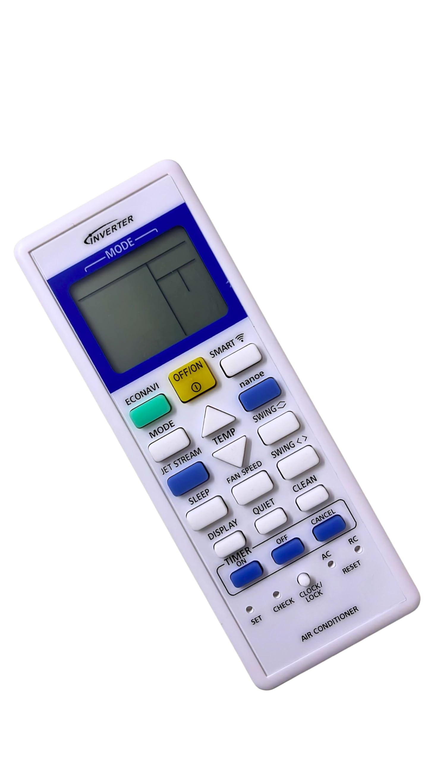 Universal AC Remote Control AC-157F Compatible for Panasonic Air Conditioners - Replacement Remote for Home & Office Cooling Systems
