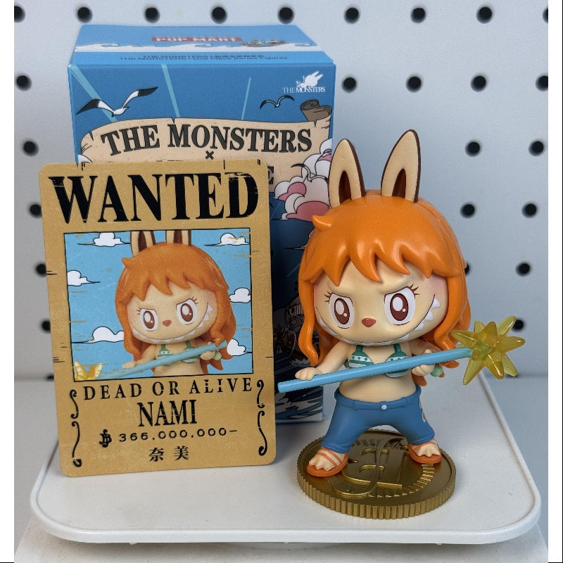 Labubu The Monsters X One Piece Series NAMI Collectible Figure - Anime & Manga Merchandise for Fans - Perfect for Display, Gifts, and Anime Collections