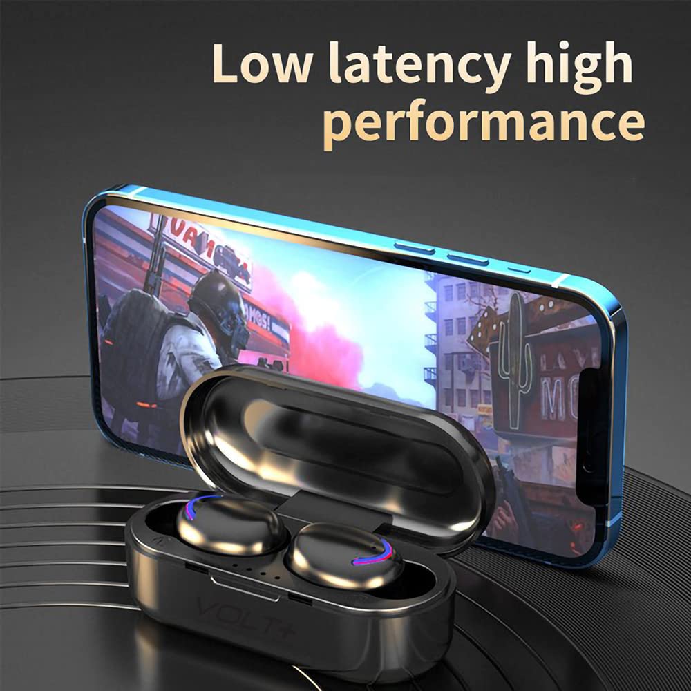 V5.3 Wireless Bluetooth Earbuds for Samsung Galaxy Book Odyssey (15.6-inch) - Ultra Thin Case, Quad Mic, 8D Bass, IPX7 Waterproof & Sweatproof - Perfect for Workouts, Running, Gym & Travel