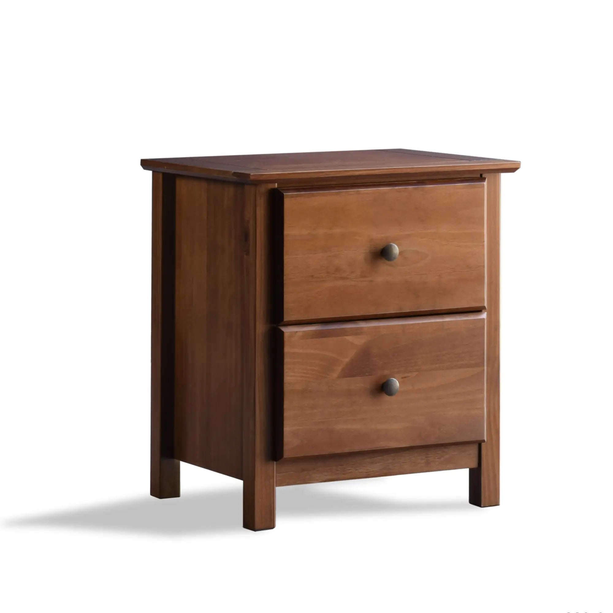 5-Piece Shaker Bedroom Set - Queen Size Bed, Nightstand, Dresser & Mirror - Classic Wooden Furniture for Cozy Home Decor