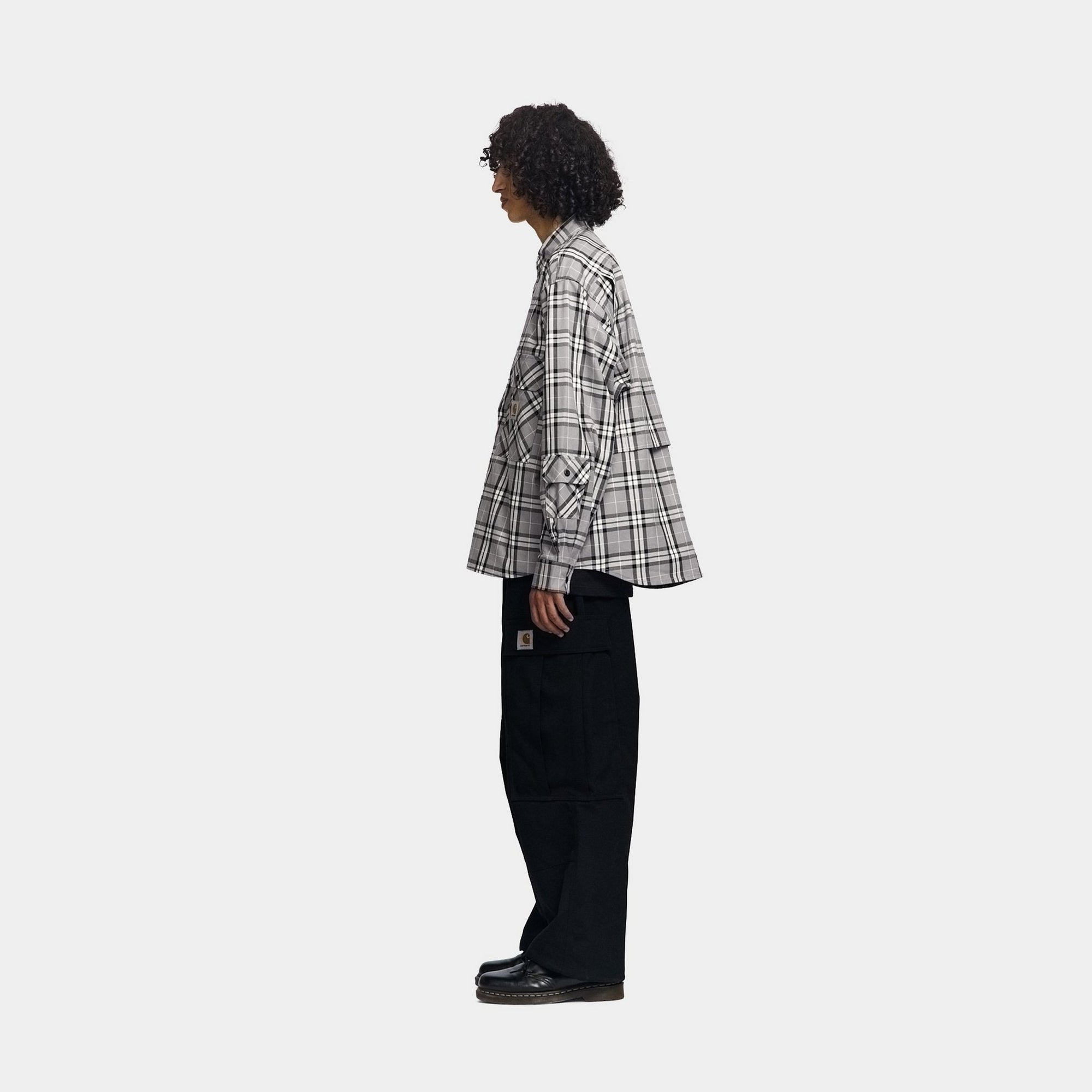 Carhartt WIP x INVINCIBLE Work Shirt Max - Black | Heavy Duty Cotton Workwear for Men | Perfect for Construction, Outdoor Jobs & Casual Streetwear