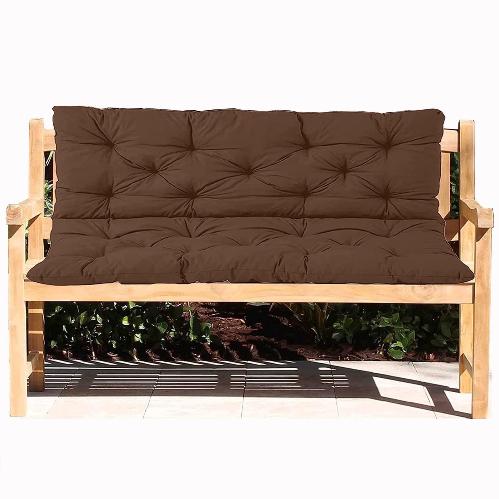 MAOPING Waterproof Outdoor Loveseat Cushion - Non-Slip Patio Swing Cushion for 2-3 Seater, Garden Recliner & Rattan Chairs - Perfect for Backyard, Porch and Poolside Relaxation