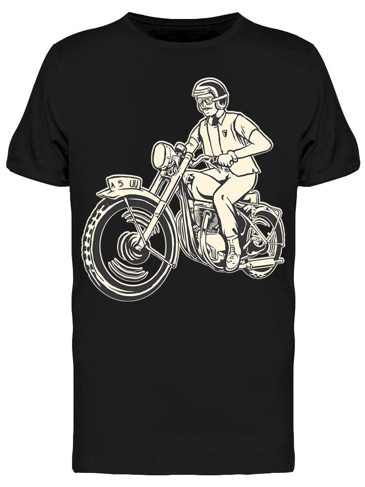 Vintage Motorcycle T-Shirt for Men - Retro Biker Graphic Tee - Cool Casual Wear for Motorcycle Enthusiasts & Riders - Perfect for Road Trips, Bike Rallies, and Everyday Street Style