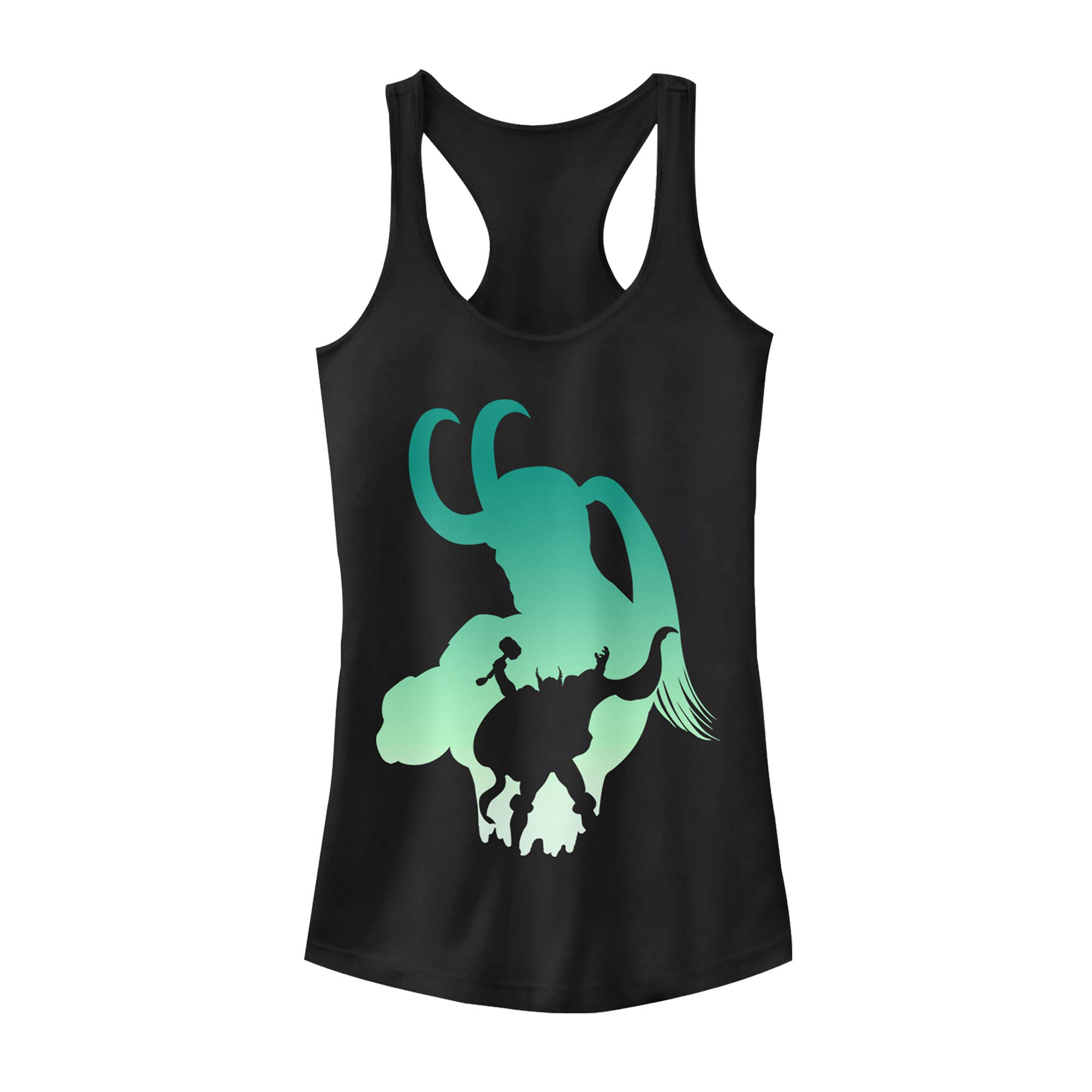 Marvel Thor & Loki Silhouette Racerback Tank Top for Kids - Superhero Costume, Cosplay, Halloween Outfit & Casual Wear