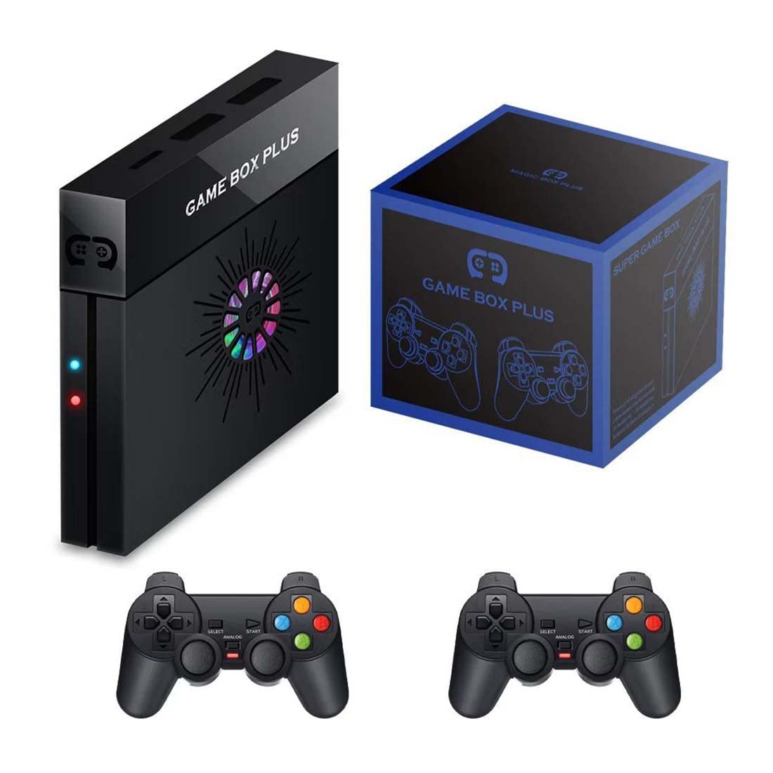 ZYGLO X6 Mini HD Retro Arcade Game Console - 128GB 11,000 Classic Games with 2.4G Wireless Controllers - Android TV Gaming System for Kids & Adults - Perfect for Home Entertainment, Family Game Nights & Retro Gaming Parties