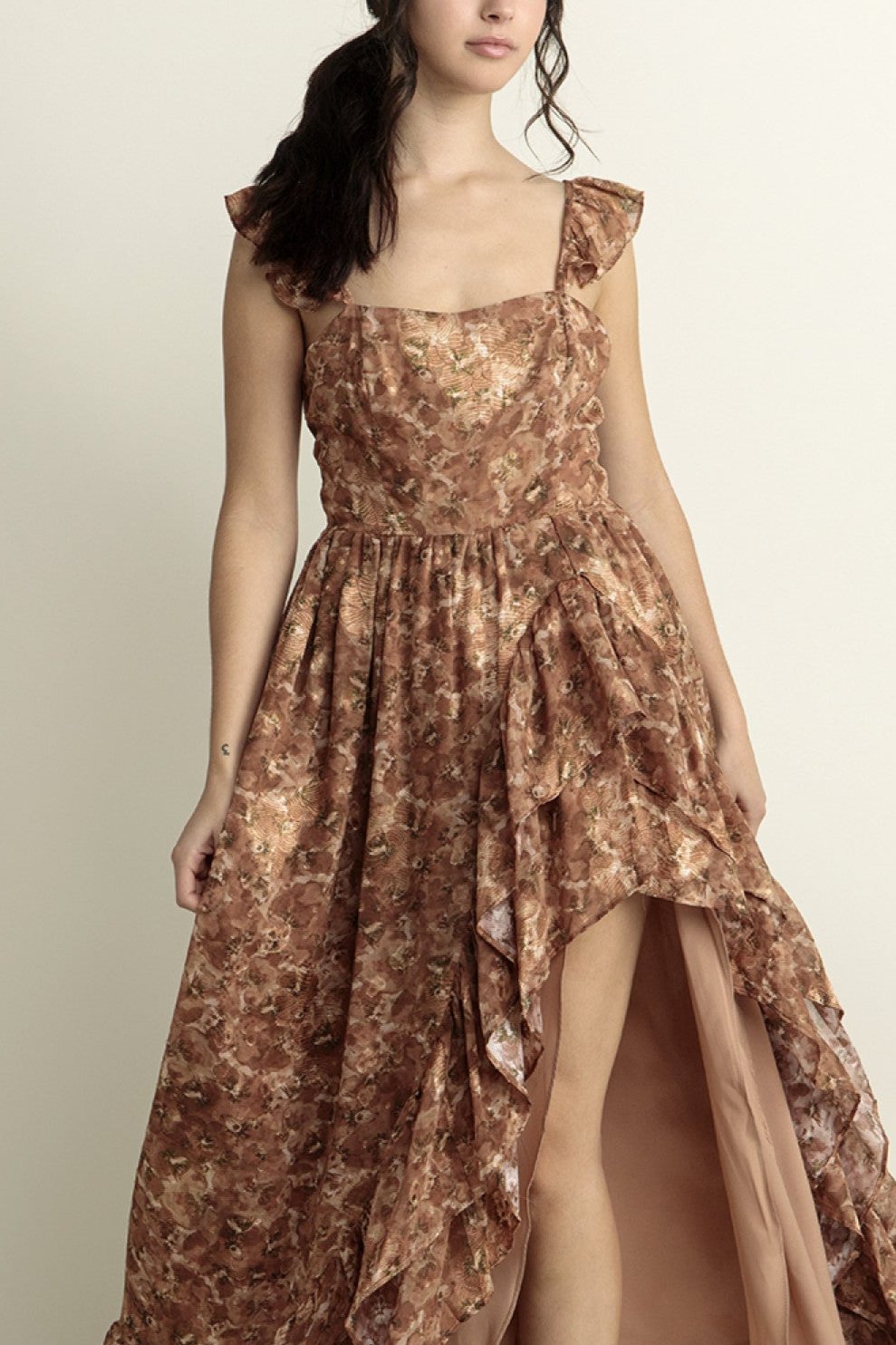 Sienna Midi Dress for Women - Flowy Summer Casual Dress with Short Sleeves | Perfect for Beach, Vacation, and Date Night Outfits