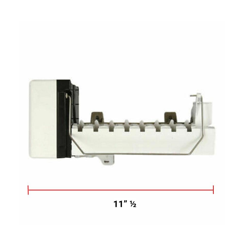 Whirlpool Freezer Ice Maker Kit Replacement - Includes Ice Maker, Ice Bin, Inlet Valve, Fill Tube & Hardware (Compatible with GLOB PRO SOLUTIONS ECKMF95 IMKIT94 KIMS9 W10670871) - Perfect for Kitchen Refrigerator Repair & Maintenance