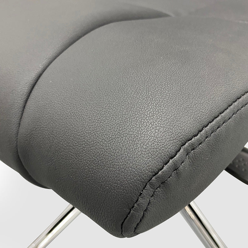 Premium Black Executive Office Chair - Ergonomic High Back Leather Chair for Home & Office Workspace, Conference Room, Gaming Desk - Adjustable Lumbar Support & Swivel Base