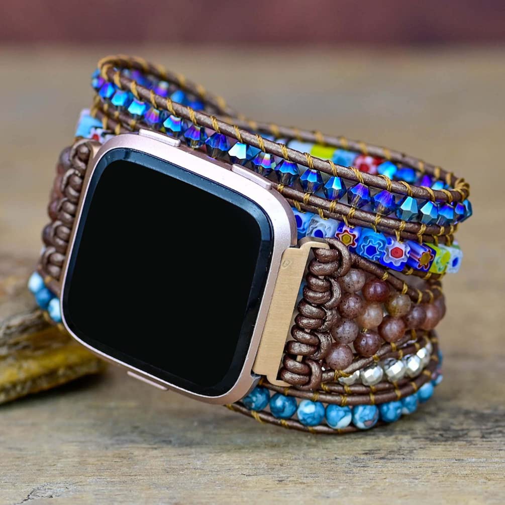 1pc Fashion Woven Beaded Watch Band - Decorative Replaceable Wrist Strap for Women & Men - Perfect for Casual Wear, Boho Style & Unique Accessories