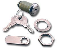 Suzo Happ 7/8 Inch Pinball Machine Lock - Heavy Duty Arcade Cabinet Security for Coin Doors & Control Panels - Perfect for Arcades, Game Rooms & Pinball Machine Restoration Projects