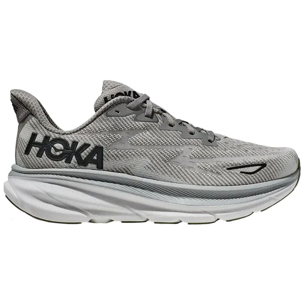 Hoka Clifton 9 Running Shoes for Men - Lightweight & Cushioned - Harbor Mist/Black - Size 11.5 D Medium - Perfect for Road Running, Jogging & Daily Workouts