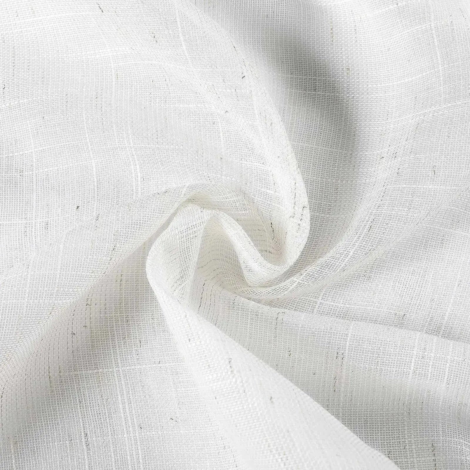 Flynn Airy Lightweight Sheer Curtain Pleated - Elegant Window Treatment for Living Room & Bedroom Decor