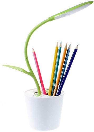 Modern LED 5W Creative Plant Seedling Reading Lamp - USB Charging Eye Protection Desk Light for Kids, Study, Office & Bedroom Decor | Mini Table Lamp with Cartoon Design for Home & Dormitory