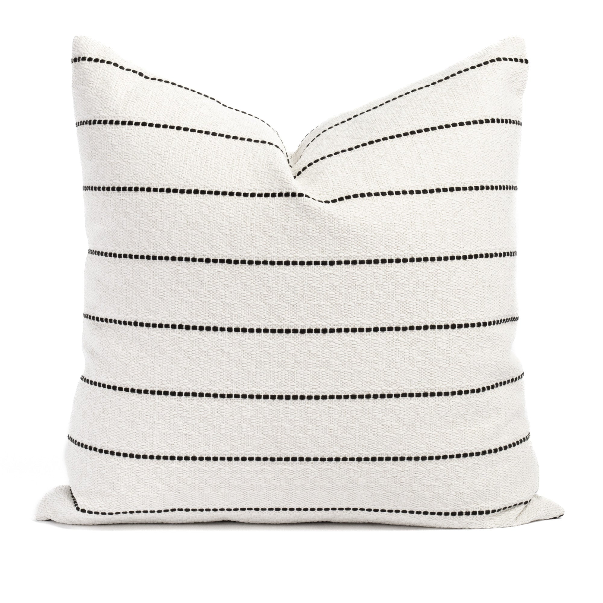 Premium Toulouse 20x20 Inch Decorative Throw Pillow in Onyx Black - Perfect for Sofa, Bed & Home Decor