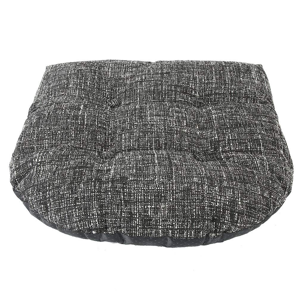 Soft Black Polyester Chair Pads - Comfortable Seat Cushions for Patio, Garden & Indoor Furniture - Home & Office Chair Cushion for Dining, Living Room, and Outdoor Relaxation