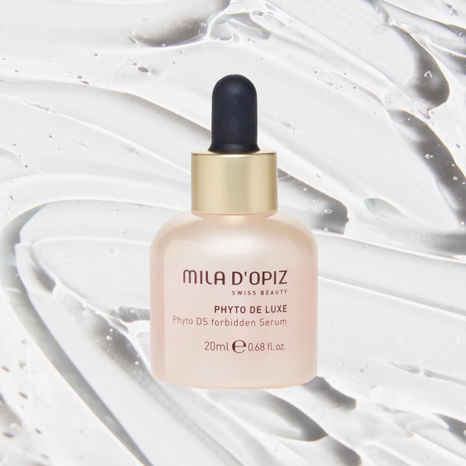 Mila d'Opiz Phyto De Luxe DS Forbidden Serum - Anti-Aging Face Serum with Gold & Silk Extracts for Skin Firming - 0.68 oz - Perfect for Daily Skincare Routine & Nighttime Rejuvenation
