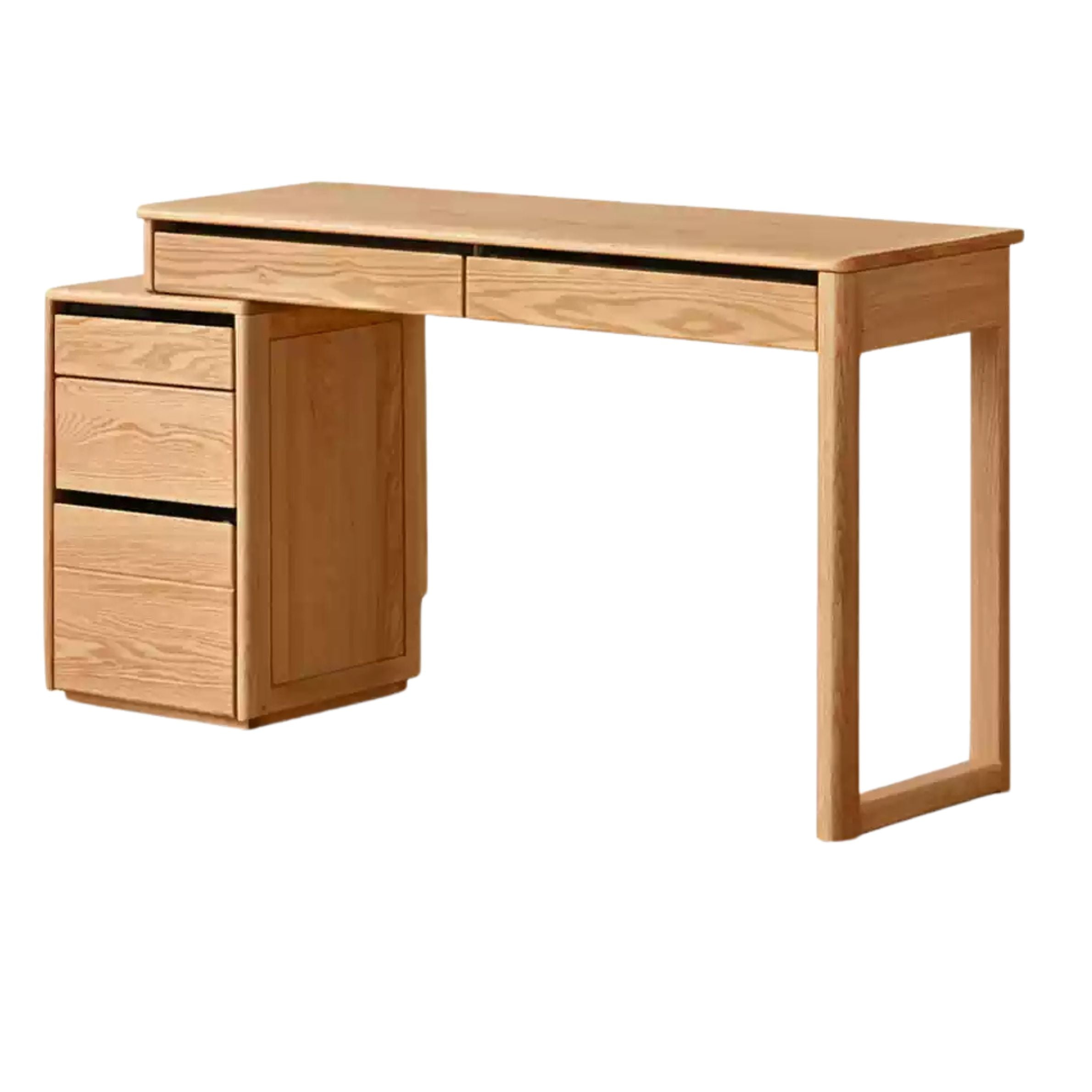 (55.1-67.3) x15.7x29.5 inch / (140-171)x40x75 сm /Natural Wood Color/Retractable desk