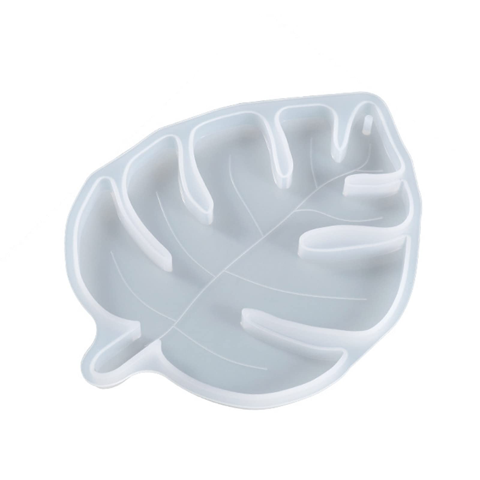 Milue 1-Piece Resin Molds for DIY Crafts - Irregular Leaf Storage Tray, Silicone Agate Coaster & Glossy Pendant Molds - Perfect for Jewelry Making, Home Decor & Gift Ideas