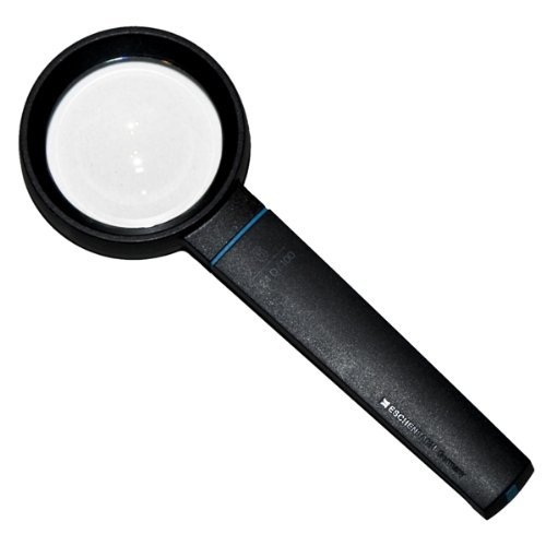 Eschenbach 6X Handheld Magnifying Glass with Light - Premium Reading Magnifier for Seniors, Jewelry Inspection, Coin Collecting & Hobby Use