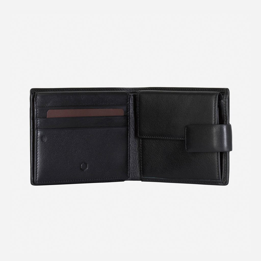 Jekyll & Hide Monaco Billfold Wallet with Coin Pocket & ID Window - Slim RFID Blocking Leather Wallet for Men - Perfect for Travel, Business & Everyday Use