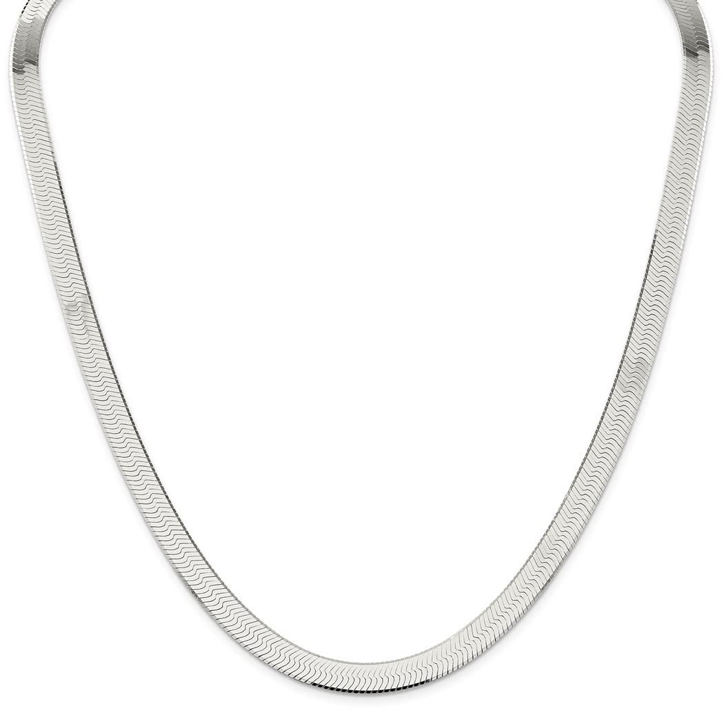 925 Sterling Silver Magic Herringbone Chain Necklace for Women - Adjustable Lengths 16