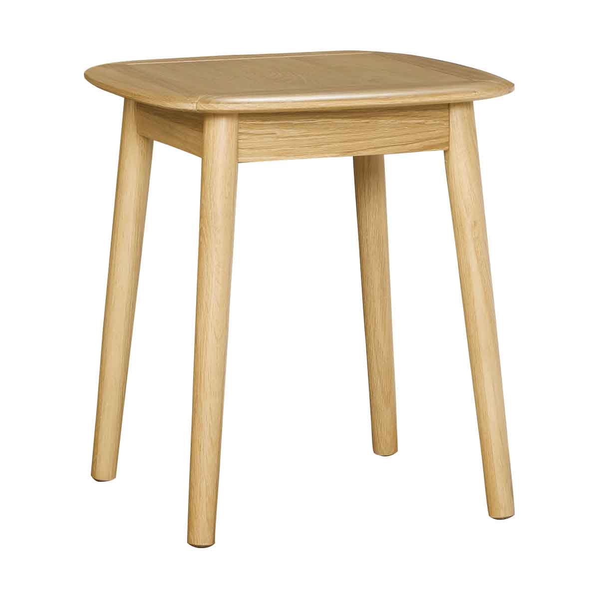 Koto Modern Oak Side Table - Small End Table for Living Room, Bedroom, or Office - Solid Wood Nightstand with Minimalist Design
