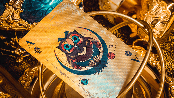 Wonder Journey Premium Golden Playing Cards - Luxury Poker Deck for Magic Tricks, Card Games & Collectors | Perfect for Parties, Casino Nights & Gifts