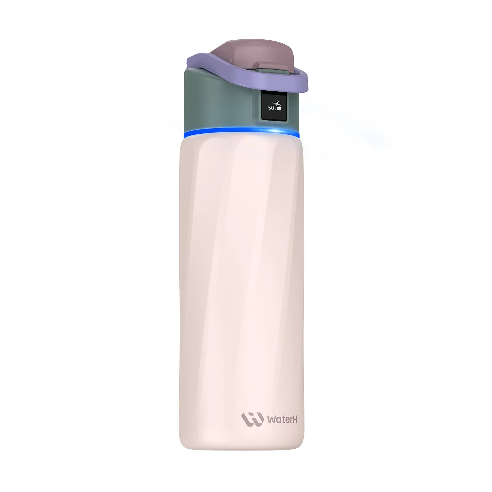 WaterH Smart Water Bottle 24oz with Hydration Tracking & App Sync - Leak Proof, BPA Free Stainless Steel Bottle for Gym, Hiking & Daily Hydration | Official Store