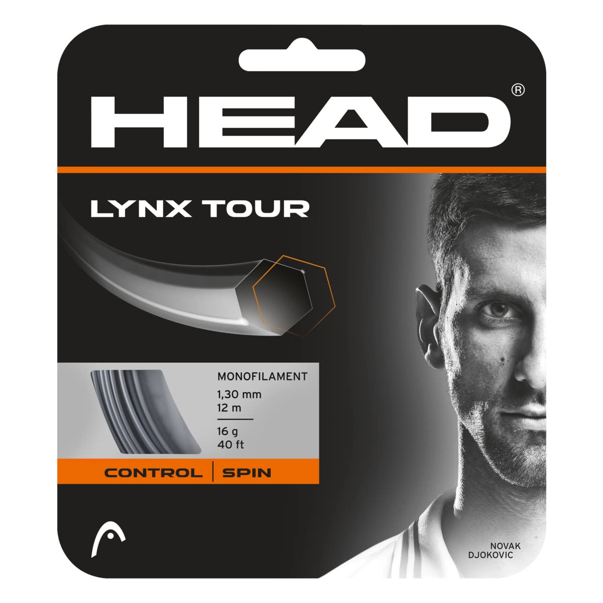 HEAD Unisex Lynx Tour Tennis String for Adults | High-Performance Tennis Racket Strings | Perfect for Competitive Play & Training Sessions